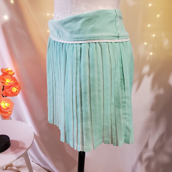 Nike Dri-Fit Pleated Teal Athletic Skort Womens Size M Tennis Golf Swoosh Active - Picture 6 of 14